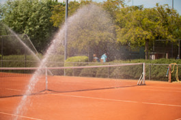 Tennisbaan Sproeien Tennisbaan Sproeien