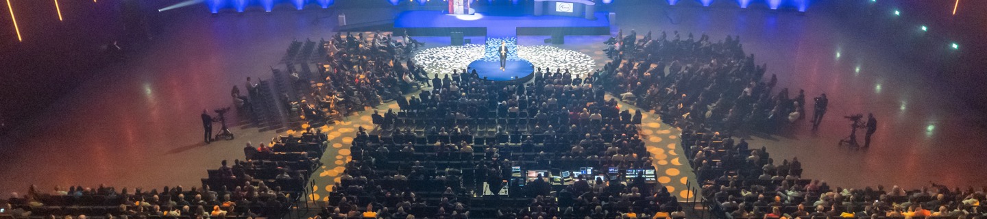 Foto jaarcongres zaal