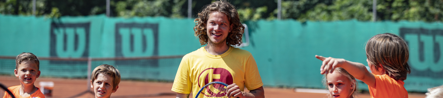 Tennis kinderen groepsfoto