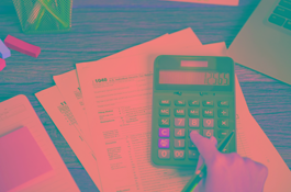 Financieel rekenmachine berekenen documenten